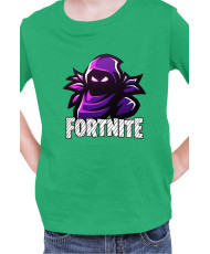 Детска Тениска Fortnite Battle Royale Game Raven Head