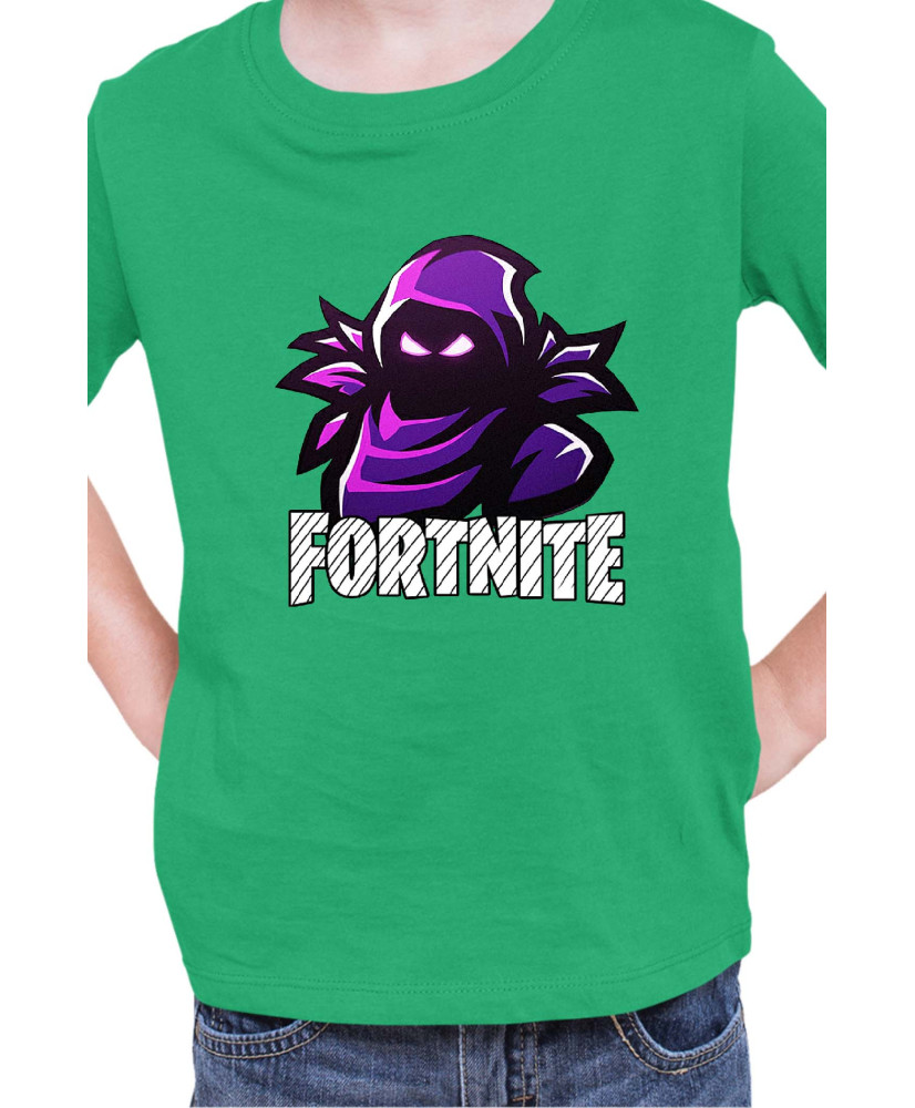 Детска Тениска Fortnite Battle Royale Game Raven Head