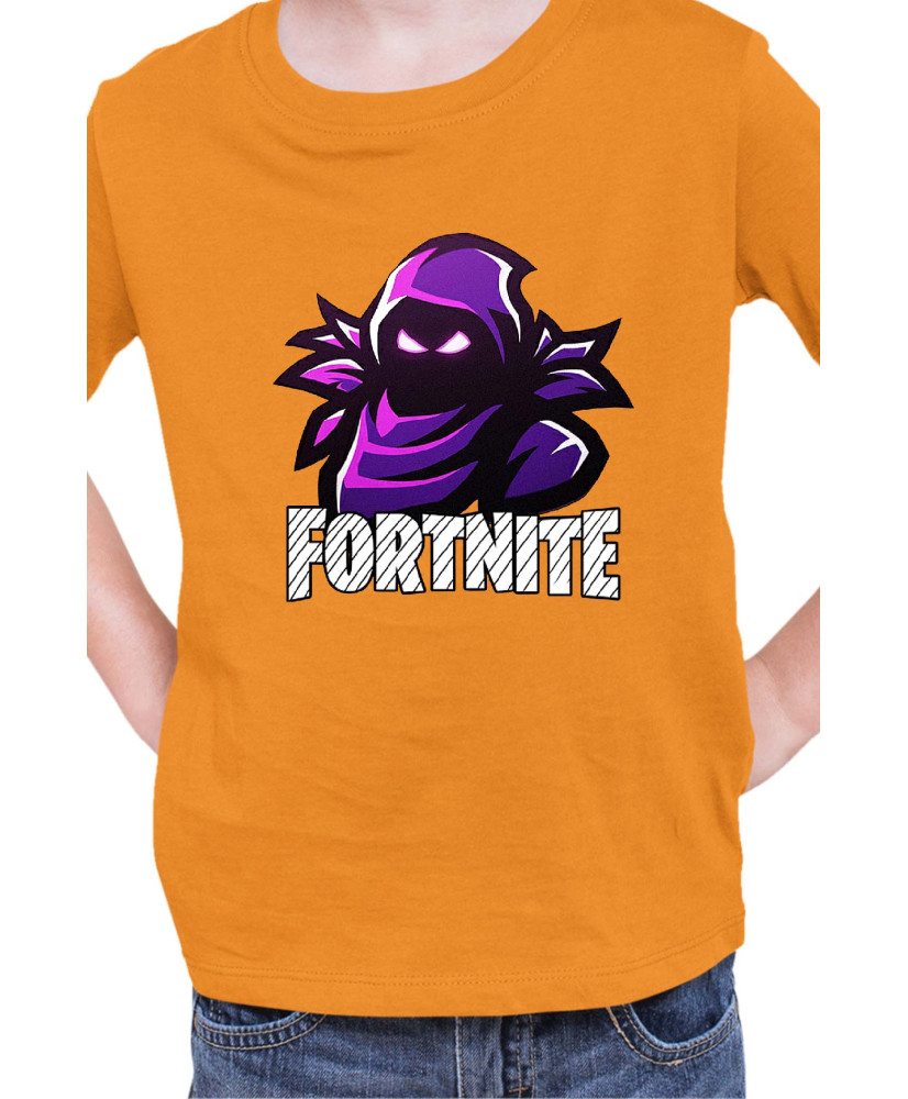 Детска Тениска Fortnite Battle Royale Game Raven Head