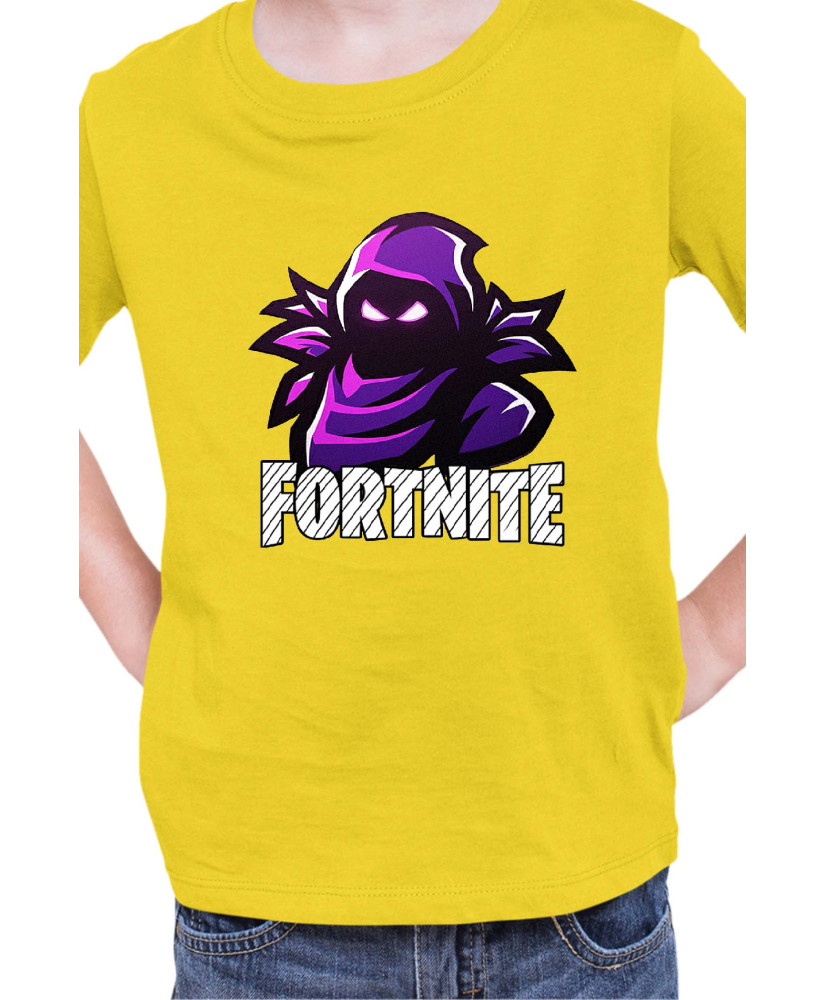Детска Тениска Fortnite Battle Royale Game Raven Head