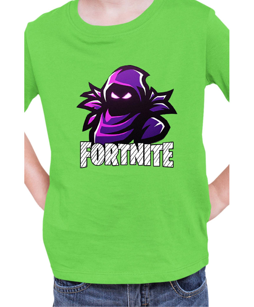 Детска Тениска Fortnite Battle Royale Game Raven Head