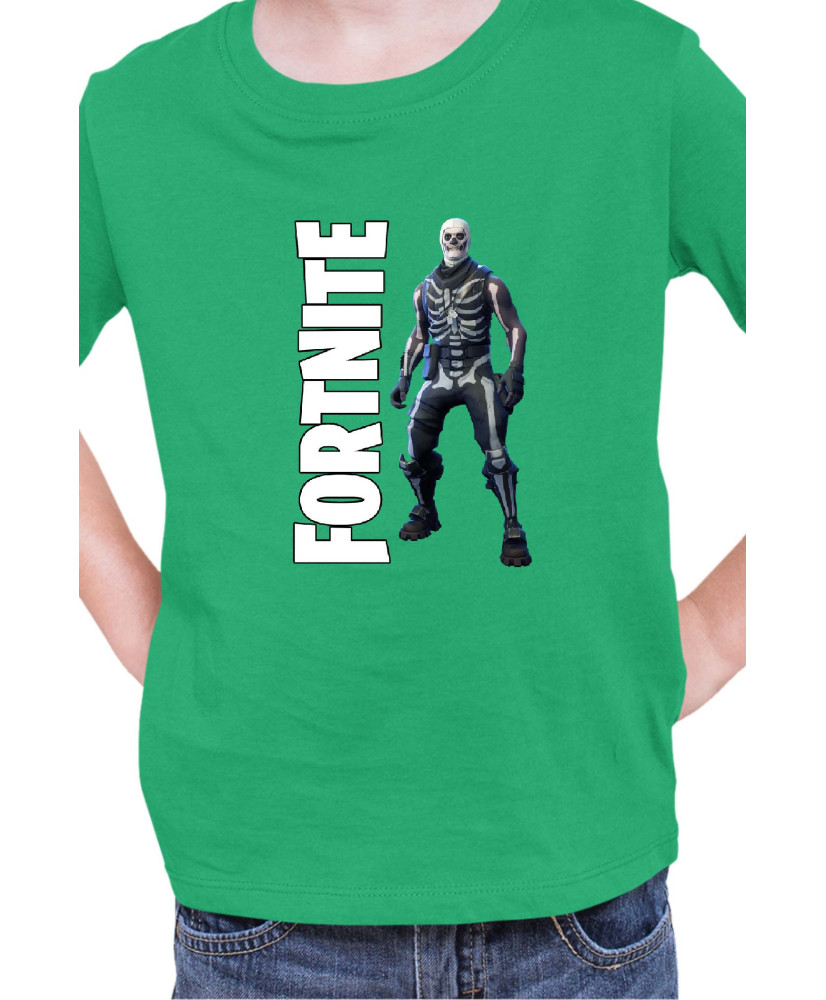 Детска Тениска Fortnite Battle Royale Game Skeleton