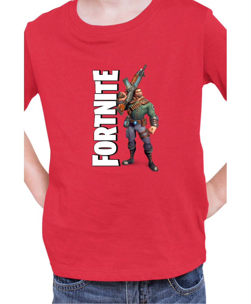 Детска Тениска Fortnite Battle Royale Game Soldier