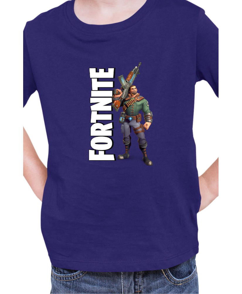 Детска Тениска Fortnite Battle Royale Game Soldier