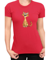Дамска Тениска Funny Cats Breeds Abyssinian 1