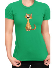 Дамска Тениска Funny Cats Breeds Abyssinian 1
