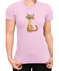 Дамска Тениска Funny Cats Breeds Abyssinian 1