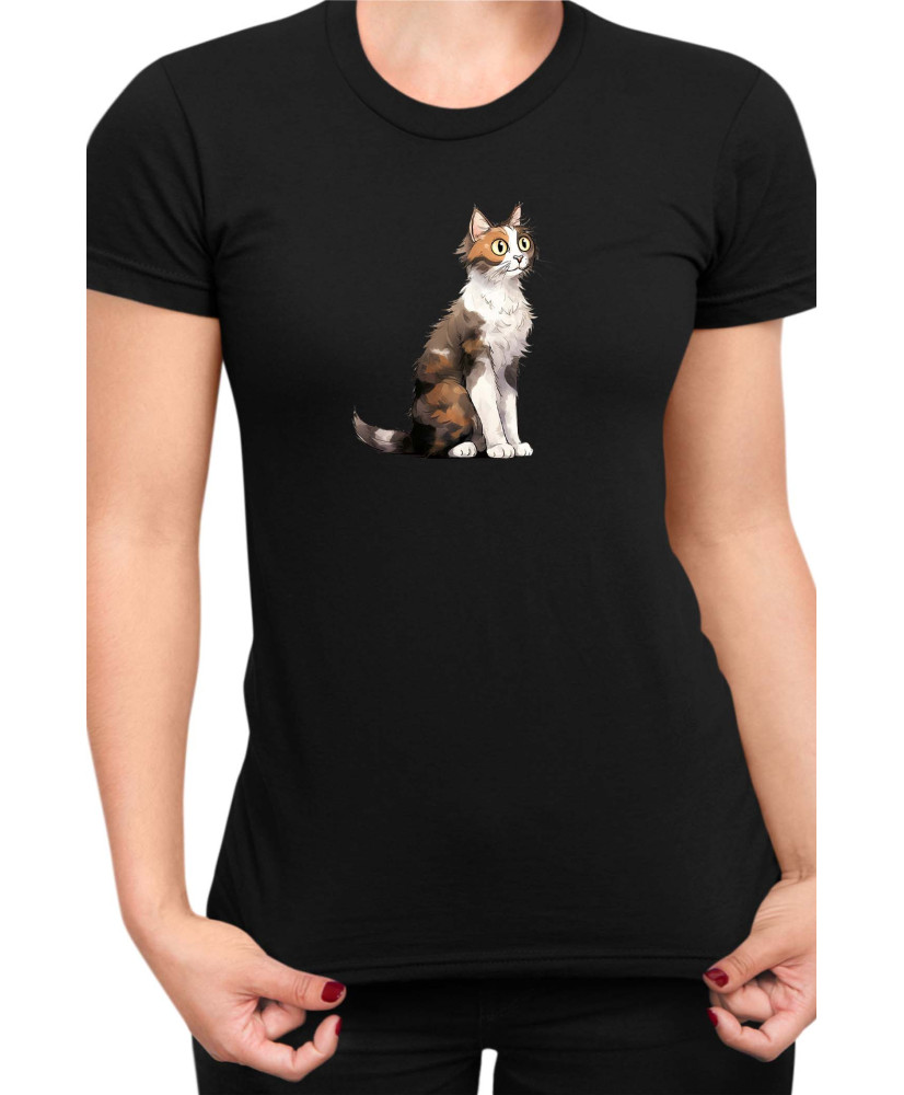 Дамска Тениска Funny Cats Breeds Aegean 1
