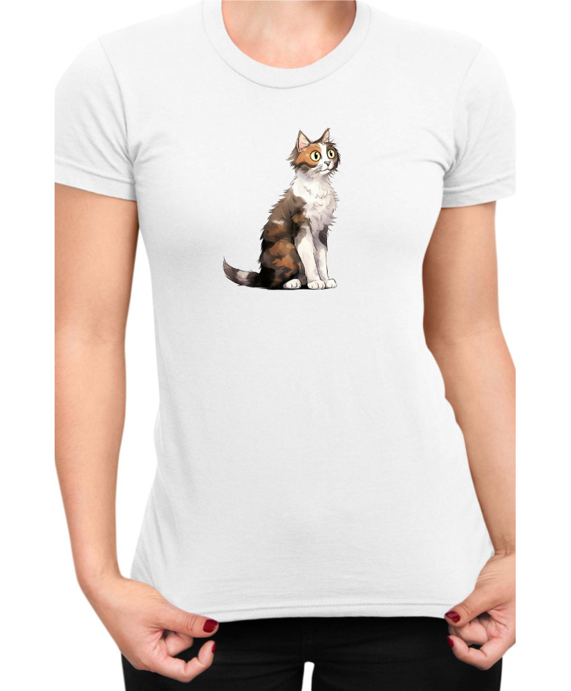 Дамска Тениска Funny Cats Breeds Aegean 1