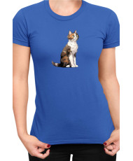 Дамска Тениска Funny Cats Breeds Aegean 1
