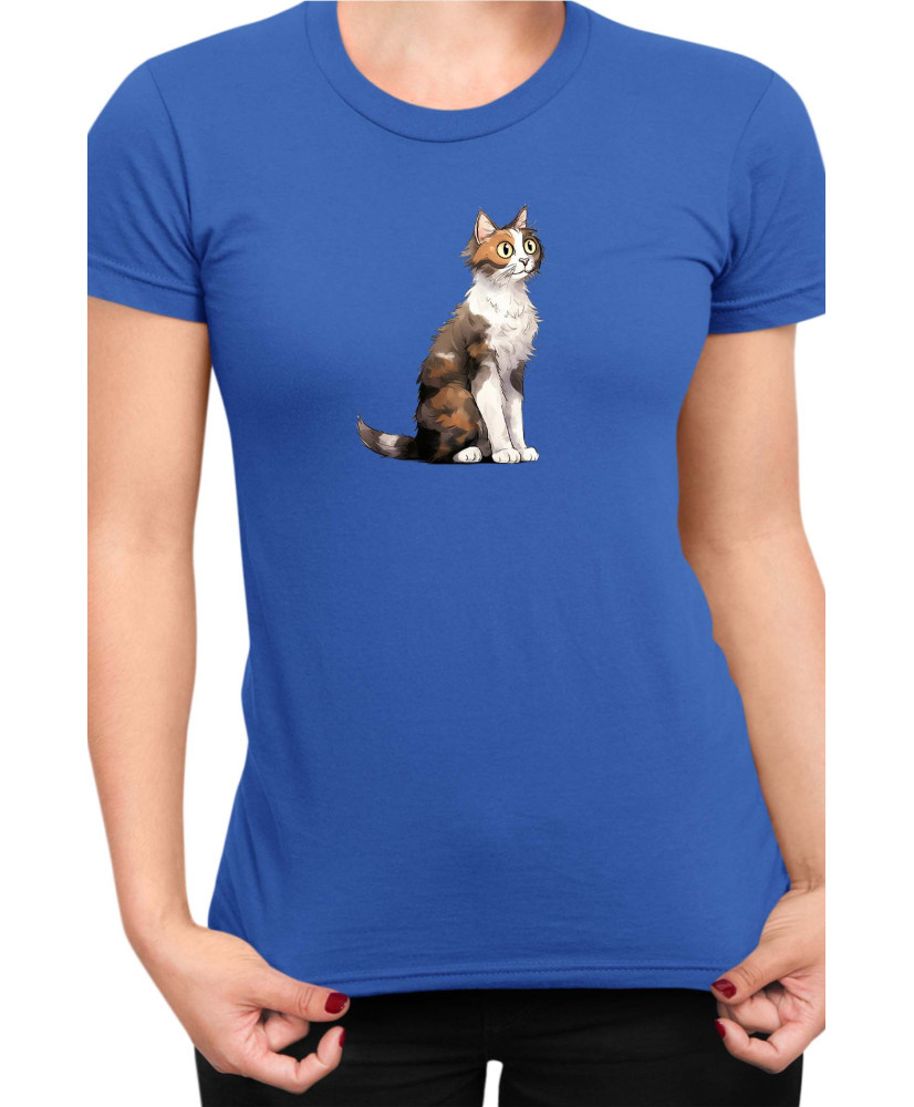 Дамска Тениска Funny Cats Breeds Aegean 1