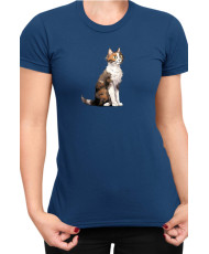 Дамска Тениска Funny Cats Breeds Aegean 1