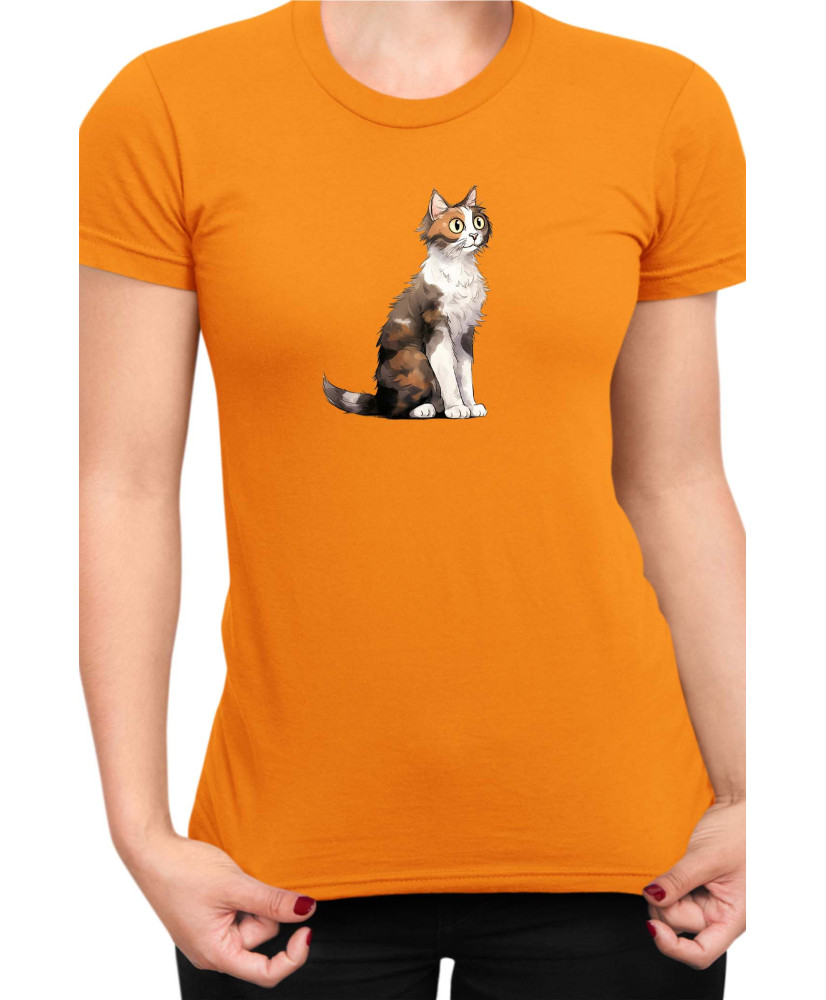 Дамска Тениска Funny Cats Breeds Aegean 1