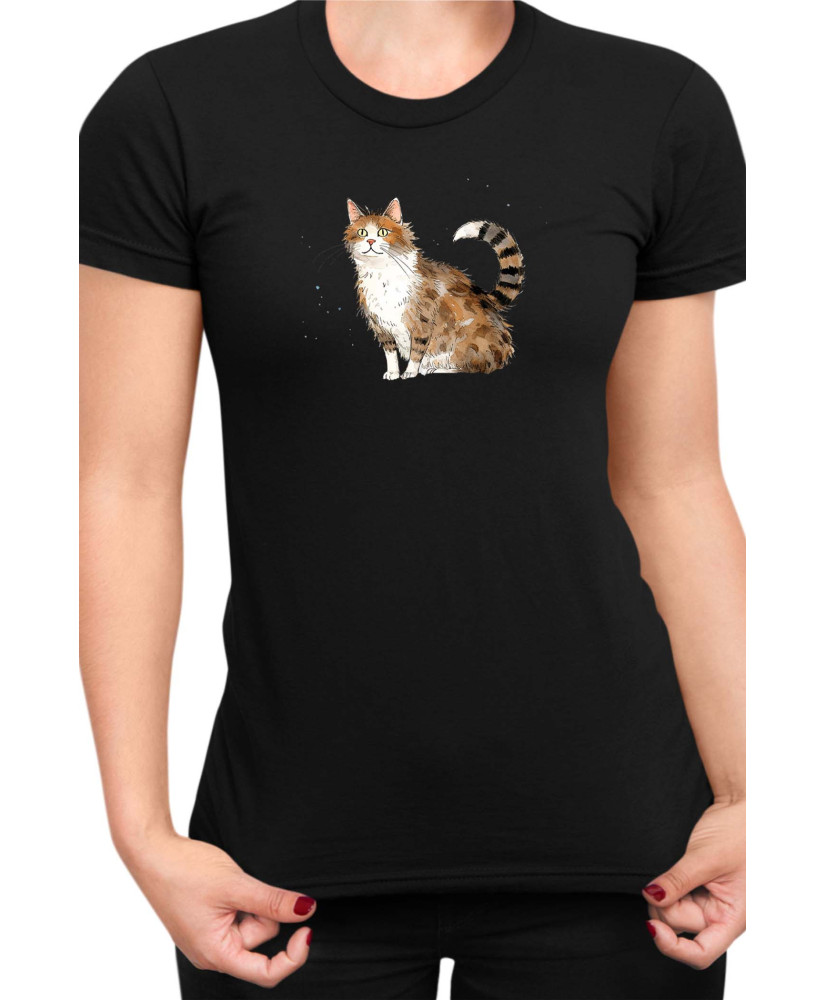 Дамска Тениска Funny Cats Breeds Aegean 2