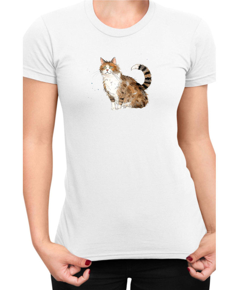 Дамска Тениска Funny Cats Breeds Aegean 2