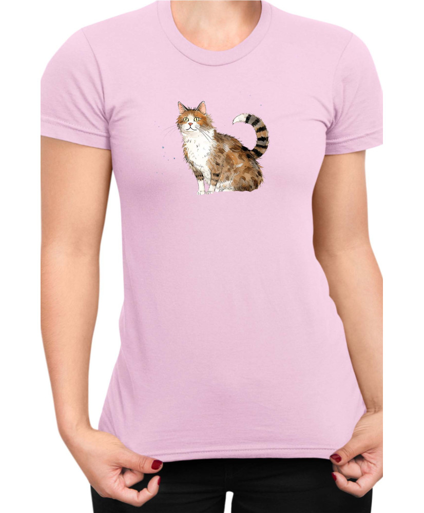 Дамска Тениска Funny Cats Breeds Aegean 2