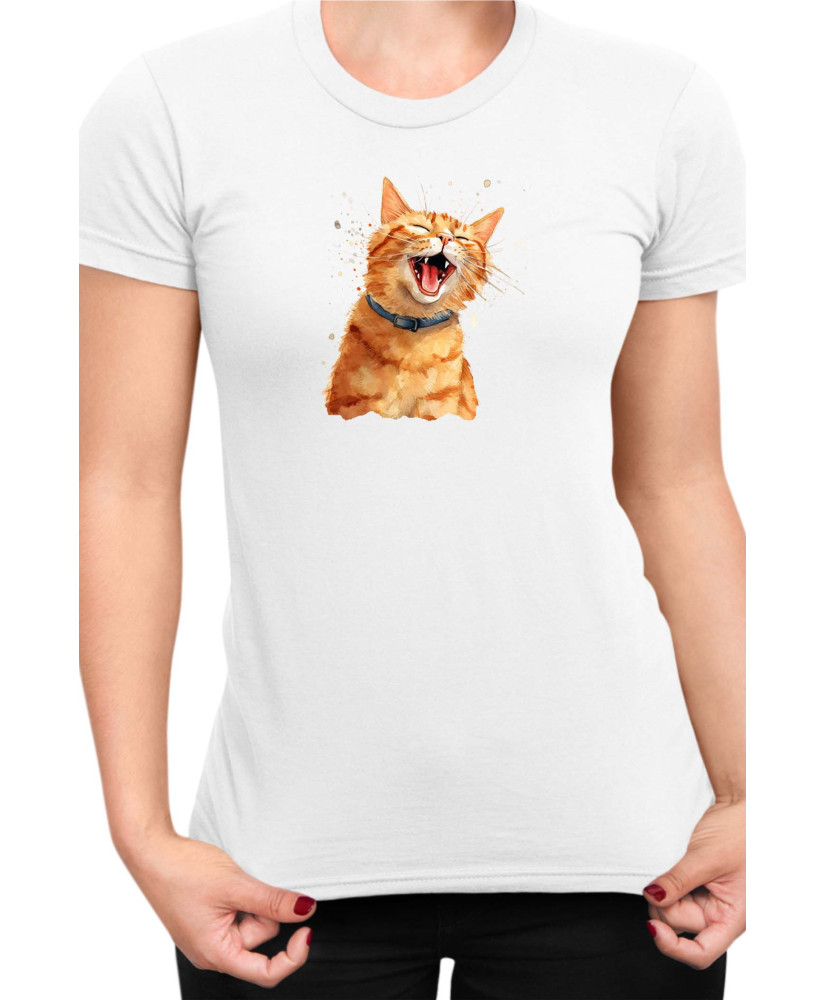 Дамска Тениска Funny Cats Breeds American Shorthair