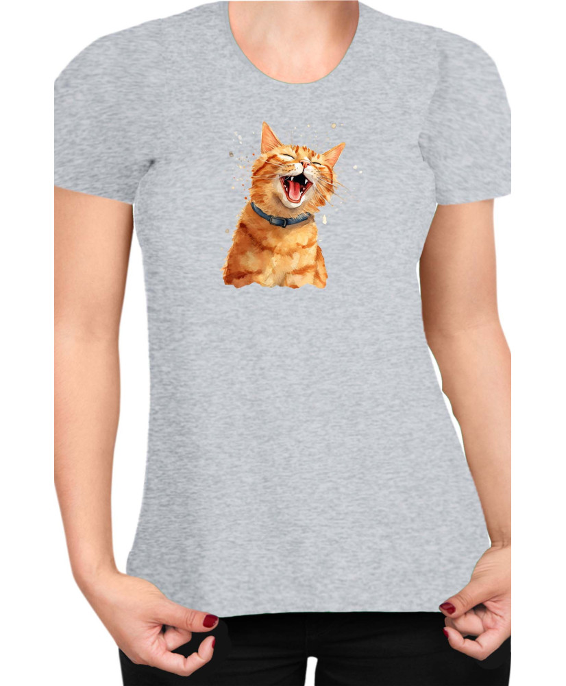 Дамска Тениска Funny Cats Breeds American Shorthair
