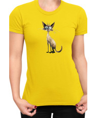 Дамска Тениска Funny Cats Breeds Balinese 1