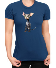 Дамска Тениска Funny Cats Breeds Bambino 1
