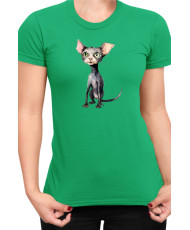 Дамска Тениска Funny Cats Breeds Bambino 1