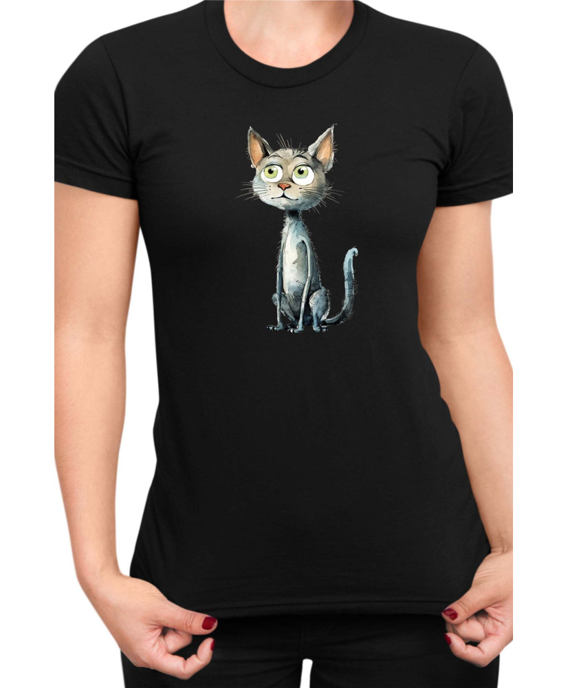 Дамска Тениска Funny Cats Breeds Bambino 2