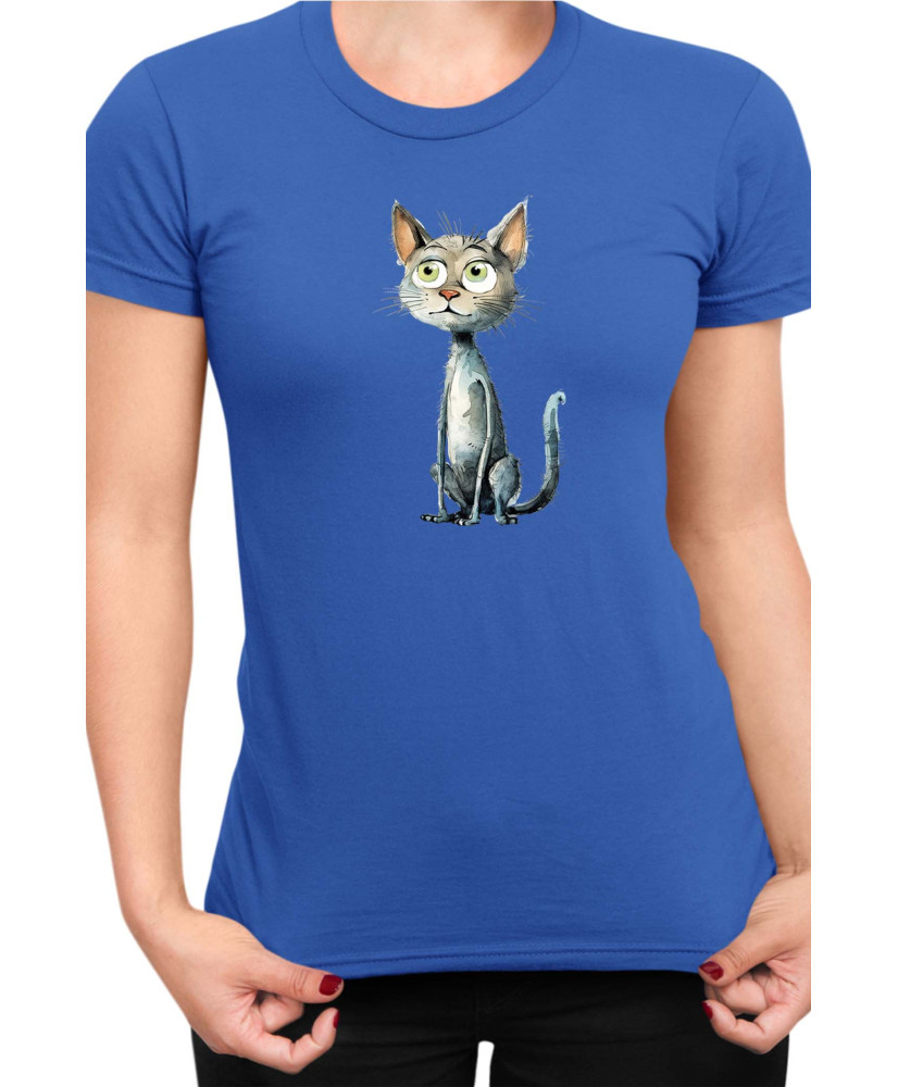 Дамска Тениска Funny Cats Breeds Bambino 2