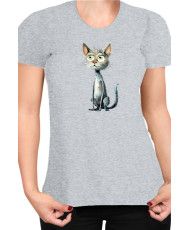 Дамска Тениска Funny Cats Breeds Bambino 2