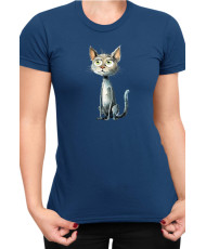 Дамска Тениска Funny Cats Breeds Bambino 2