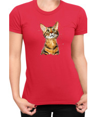 Дамска Тениска Funny Cats Breeds Bengal