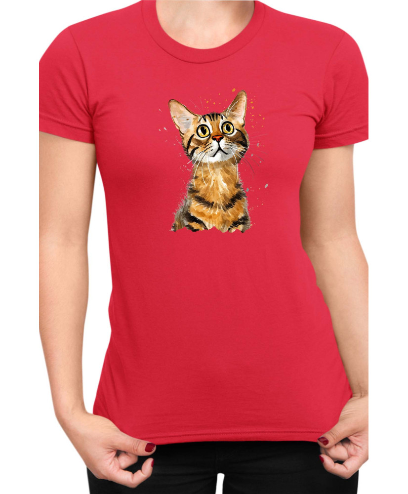 Дамска Тениска Funny Cats Breeds Bengal