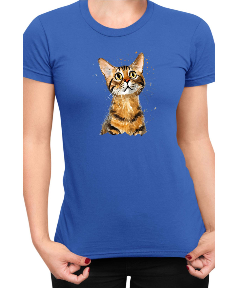 Дамска Тениска Funny Cats Breeds Bengal