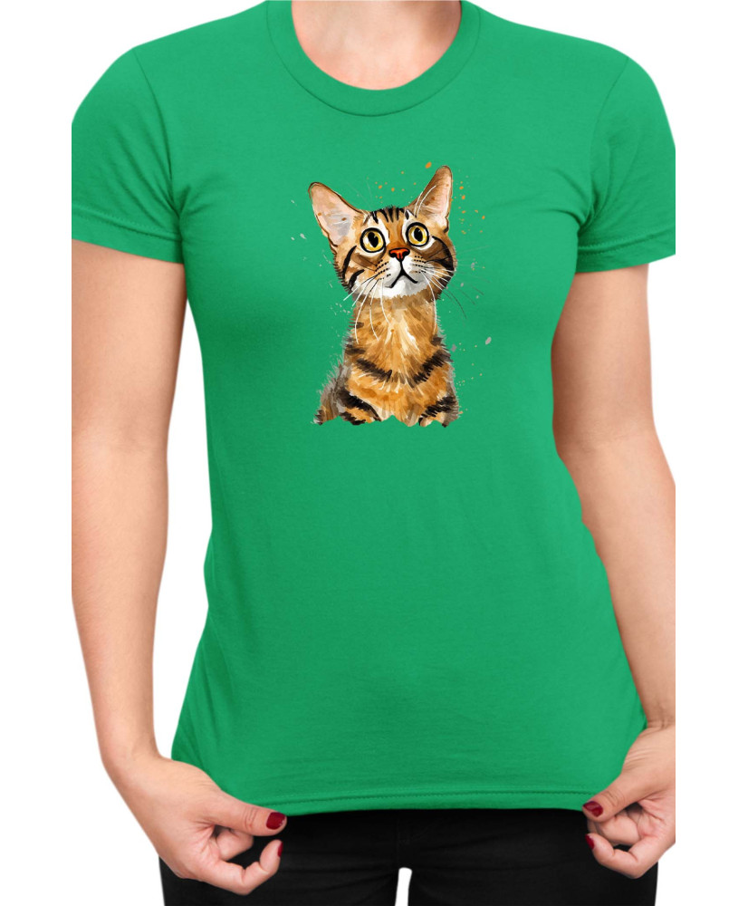 Дамска Тениска Funny Cats Breeds Bengal