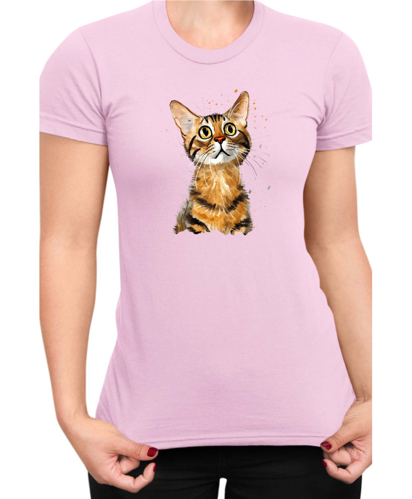 Дамска Тениска Funny Cats Breeds Bengal