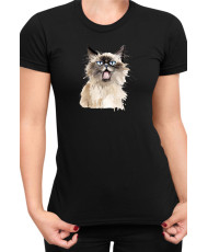 Дамска Тениска Funny Cats Breeds Birman 2