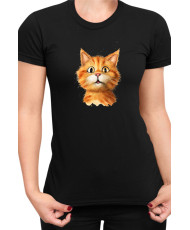 Дамска Тениска Funny Cats Breeds Bobtail