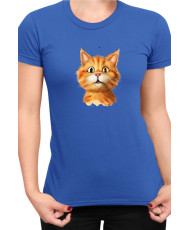 Дамска Тениска Funny Cats Breeds Bobtail
