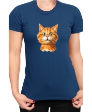Дамска Тениска Funny Cats Breeds Bobtail