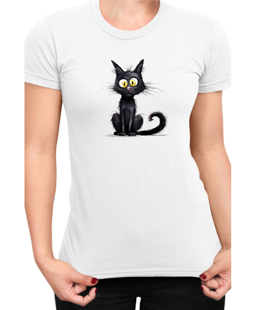 Дамска Тениска Funny Cats Breeds Bombay 1