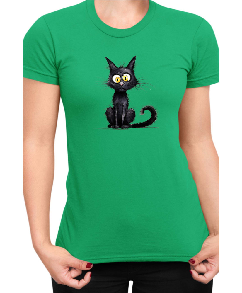 Дамска Тениска Funny Cats Breeds Bombay 1