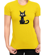 Дамска Тениска Funny Cats Breeds Bombay 1