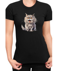 Дамска Тениска Funny Cats Breeds British Longhair 1