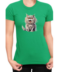Дамска Тениска Funny Cats Breeds British Longhair 1