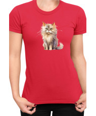 Дамска Тениска Funny Cats Breeds British Longhair 2