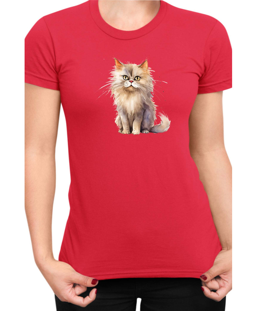 Дамска Тениска Funny Cats Breeds British Longhair 2