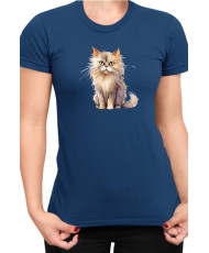 Дамска Тениска Funny Cats Breeds British Longhair 2