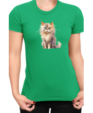 Дамска Тениска Funny Cats Breeds British Longhair 2