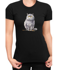 Дамска Тениска Funny Cats Breeds British Shorthair 2