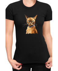 Дамска Тениска Funny Cats Breeds Burmese 2