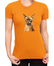 Дамска Тениска Funny Cats Breeds Burmese 2